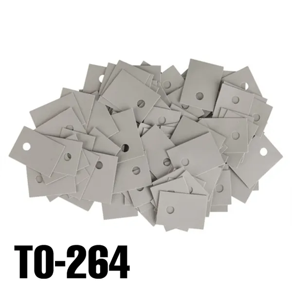 TO-264 fibreglass reinforced thermal pad, 22x28 mm