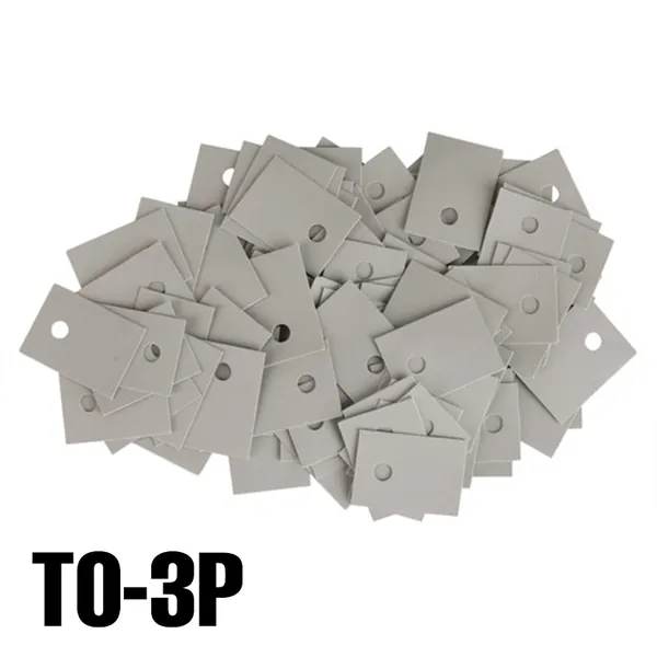 TO-3P fibreglass reinforced thermal pad, 19x24 mm