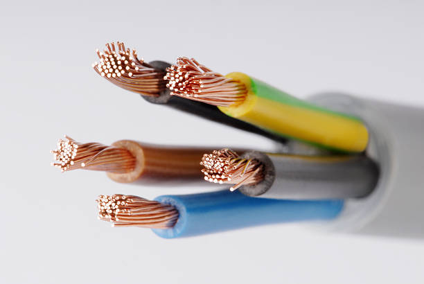 Macro detail of some cables.
